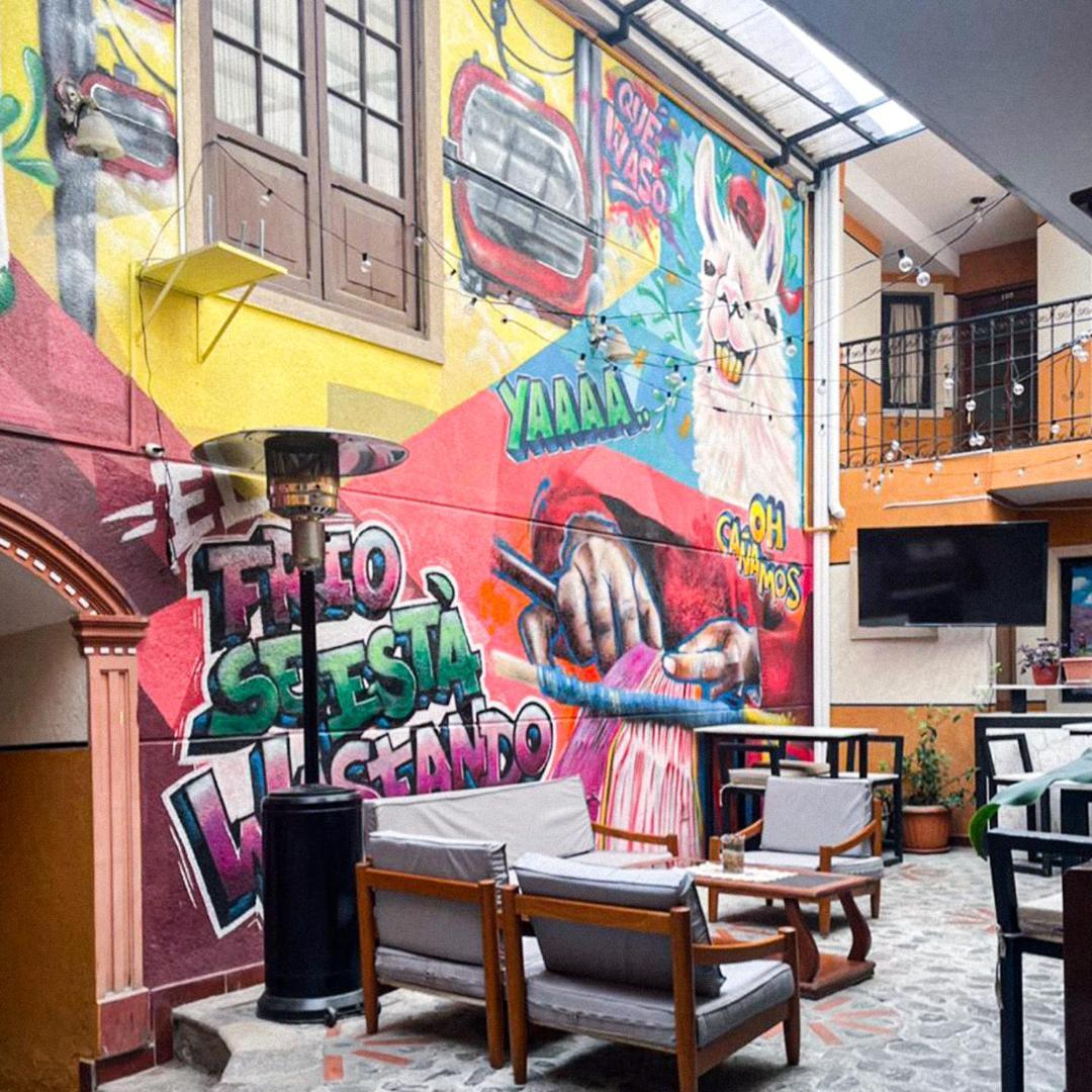 The Hidden House Hostel لاباز المظهر الخارجي الصورة